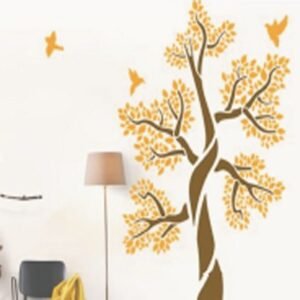 Designer Reusable Wall Stencil for Wall Decor Wall Stencil Stencil  (Pack of 1, Design)