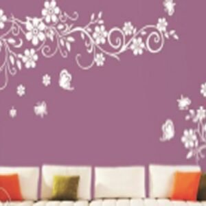 Designer Wall Stencil Reusable Wall Painting Stencil for Home / Office Decoration