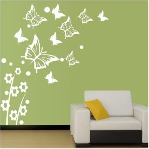 Designer Wall Stencil Reusable Wall Painting Stencil for Home / Office Decoration