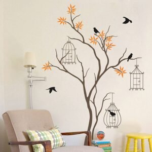 Designer Wall Stencil Reusable Wall Painting Stencil for Home / Office Decoration