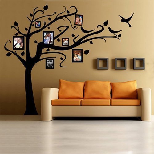 Designer Wall Stencil Reusable Wall Painting Stencil for Home / Office Decoration