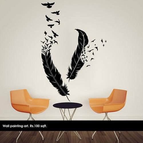 Designer Reusable Wall Stencil for Wall Decor Wall Stencil Stencil (Pack of 1, Design)