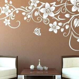 Designer Reusable Wall Stencil for Wall Decor Wall Stencil Stencil  (Pack of 1, Design)