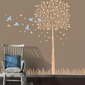 Designer Wall Stencil Reusable Wall Painting Stencil for Home / Office Decoration
