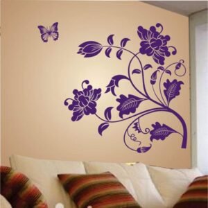 Designer Reusable Wall Stencil for Wall Decor Wall Stencil Stencil (Pack of 1, Design)