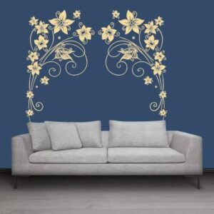Designer Wall Stencil Reusable Wall Painting Stencil for Home / Office Decoration