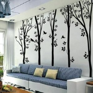 Designer Wall Stencil Reusable Wall Painting Stencil for Home / Office Decoration